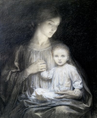 Mother and Child, c.1920 by Frank Dicksee